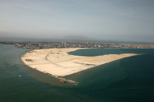 Aerial view of the Eko Atlantic site - 2 PPA10796
