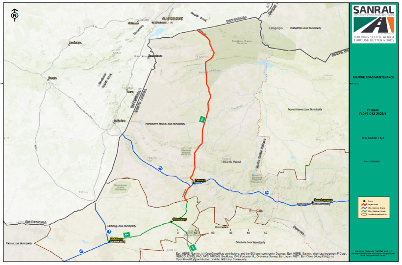 Project R49 Mahikeng Border to Kopfontein Border Gate L2B